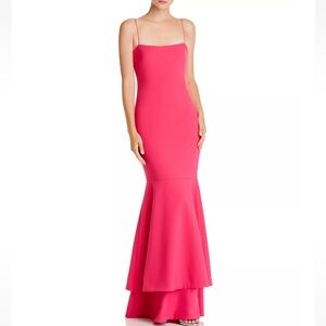Likely Aurora Sleeveless Mermaid Gown Pink